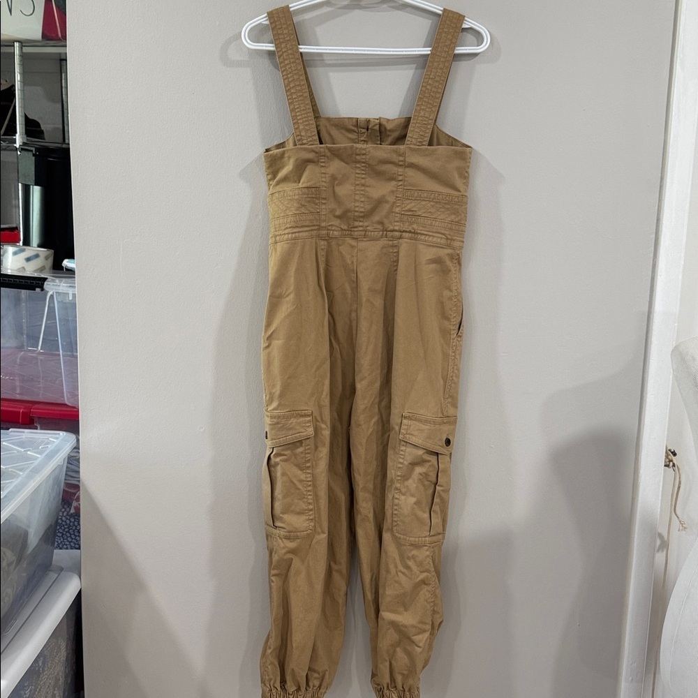 NWT Banana Republic Tan cargo Utility Jumpsuit - Picture 8 of 9